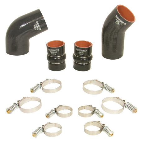 Kit de flexible et de collier de serrage pour refroidisseur intermédiaire diesel BD - Chevy LLY Duramax 2004.5-2005
