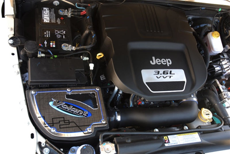 Système d'admission d'air à boîte fermée pour Jeep Wrangler 3,6 L V6 PowerCore 12-13