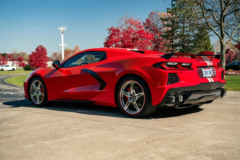 Corsa 20-23 Chevrolet Corvette C8 RWD 3in Valved Cat-Back w/AFM w/4.5in Carbon Fiber Polished Tips