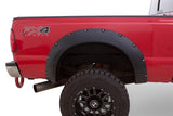 Élargisseurs de style découpé Bushwacker 11-16 Ford F-250 Super Duty 4 pièces - Noir