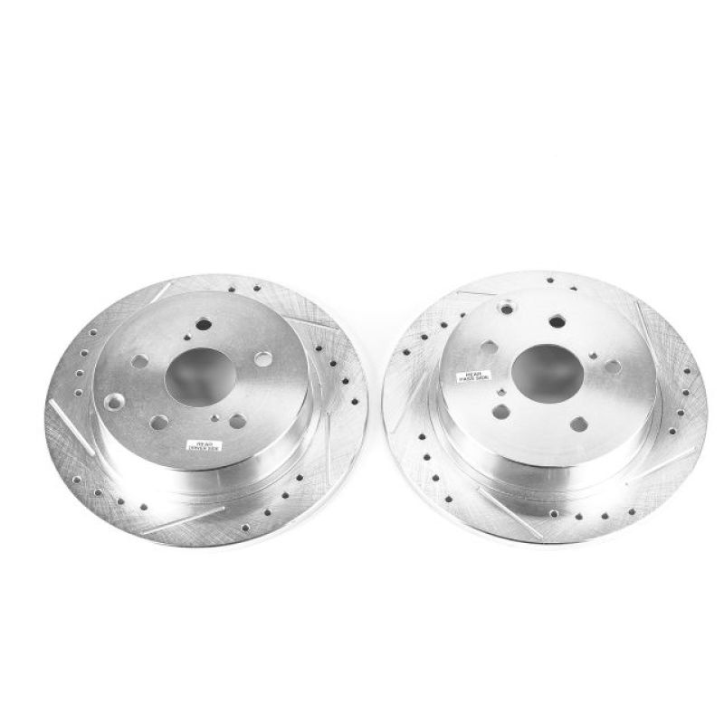 Rotors arrière Power Stop 16-17 Toyota Mirai Evolution percés et fendus - Paire