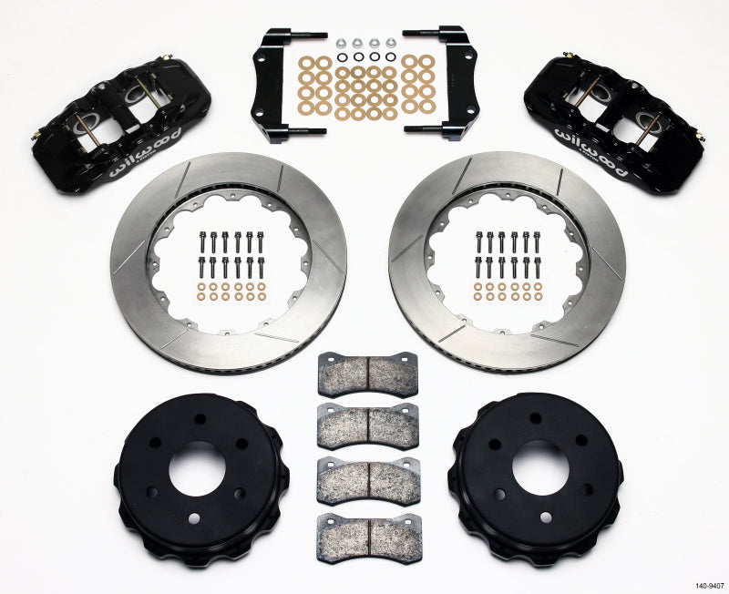 Kit de camion arrière Wilwood AERO4 14,25 pouces 1999-2010 GM 1500-SUV 1 piston étrier d'origine