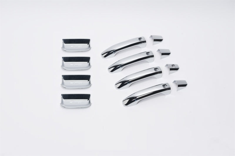 Couvre-poignées de porte Putco 15-20 GMC Yukon XL - 4 portes Deluxe (avec découpe de clé intelligente sans trou de serrure de porte)