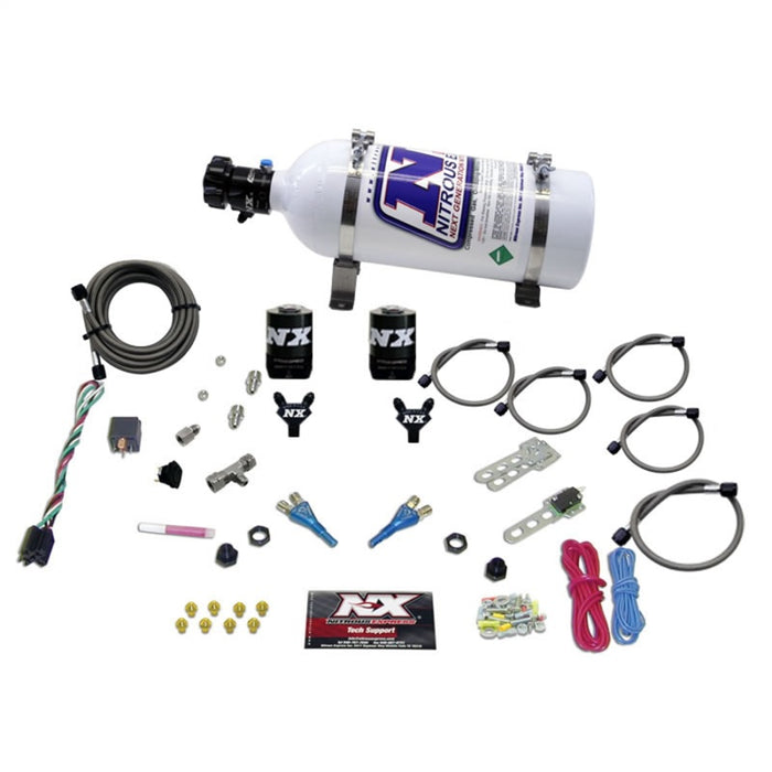 Kit Nitrous Express GM TBI tout nitreux (50-125 CV) avec bouteille de 5 lb