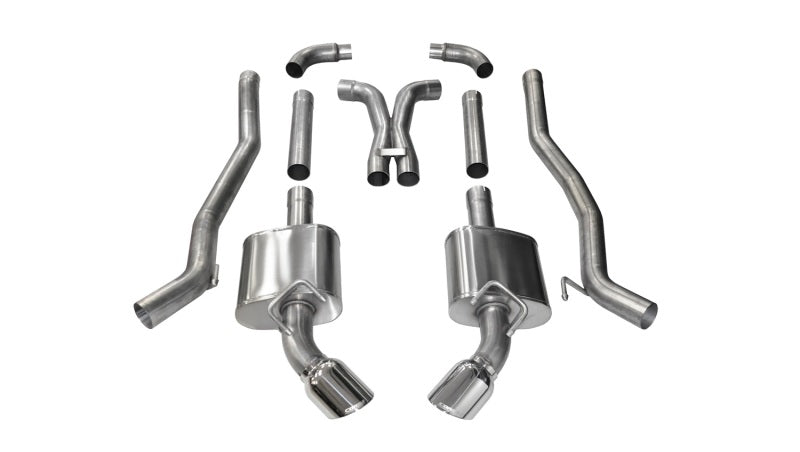 Corsa 10-15 Chevrolet Camaro SS 6,2 L V8 Manuel Poli Xtreme Cat-Back 3 pouces