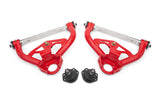 BMR 78-87 GM G-Body Non-Adjustable Upper A-Arms Delrin 0.5in Tall Ball Joint - Red BMR Suspension
