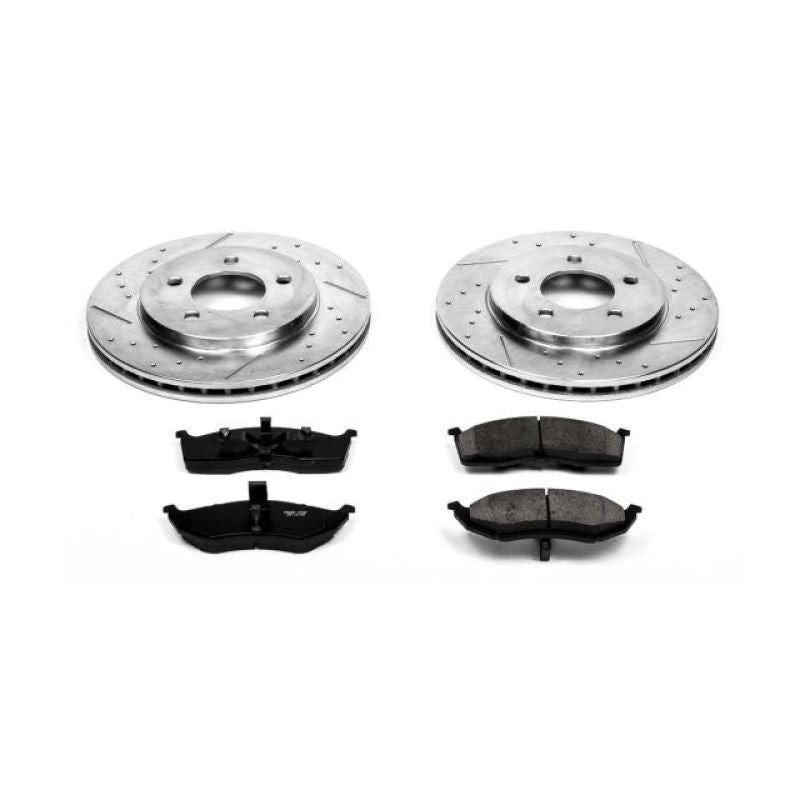 Power Stop 2000 Chrysler Grand Voyager Front Z23 Evolution Sport Brake Kit