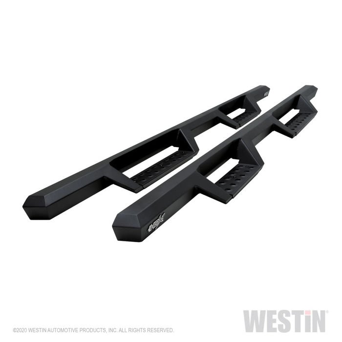 Marchepieds Westin 99-13 Chevy/GMC Silverado/Sierra 1500 Ext Cab HDX Drop Nerf - Noir texturé