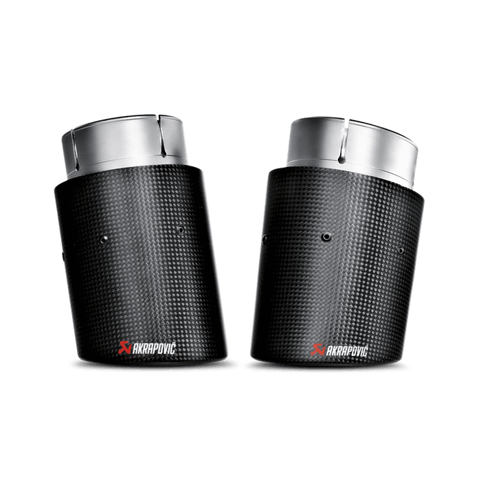 Arrière de catalyseur Akrapovic Evolution Line 16-17 BMW 340i (F30 F31) (SS) avec embouts en carbone (tuyau de liaison requis)