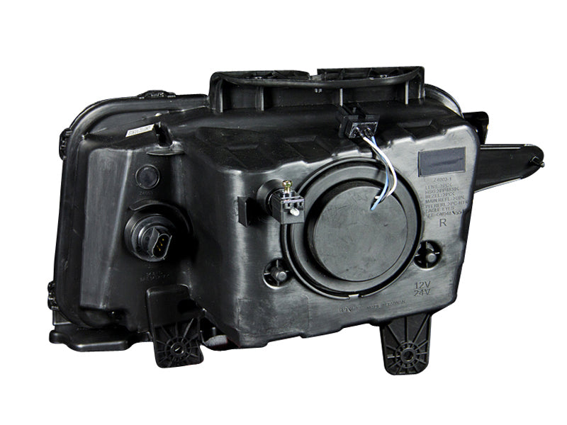 Phares de projecteur ANZO 2010-2013 Chevrolet Camaro avec halo chromé (CCFL)