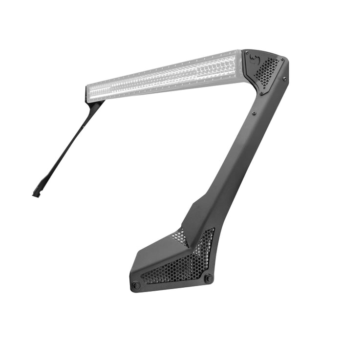 Support de barre lumineuse pour pare-brise Go Rhino 18-20 Jeep Wrangler JL/JLU/Gladiator JT XE - Rangée simple de 50 po