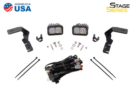 Diode Dynamics 19-21 Ford Ranger Sport SS3 LED Ditch Light Kit - White Combo