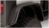 Élargisseurs plats Bushwacker 07-18 Jeep Wrangler 2 pièces pour utilitaire sport 2 portes uniquement - Noir