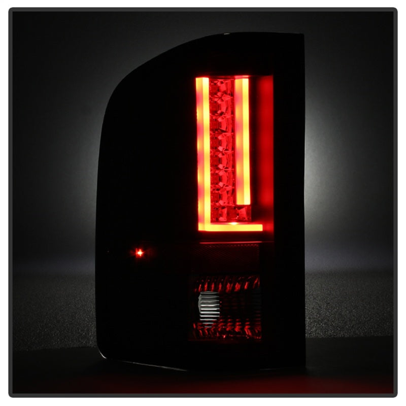 Spyder 07-13 Chevy Silverado (Exc 2010 Model) Version 2 LED Tail Lights ALT-YD-CS07V2-LED-BSM