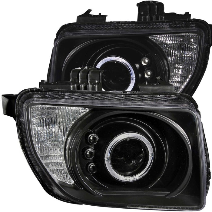 Phares de projecteur ANZO 2003-2006 Honda Element avec halo noir