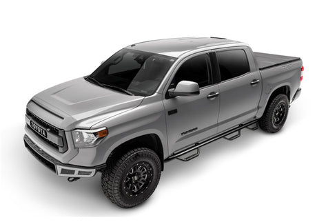 N-Fab Nerf Step 16-17 Toyota Tacoma Double Cab 6 pieds - Noir Tex. - Accès au lit - 2 pouces