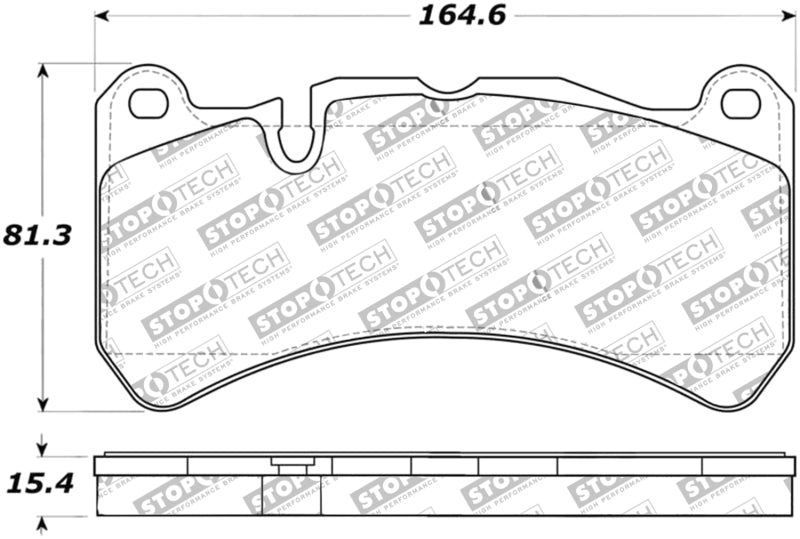 Plaquettes de frein StopTech Performance