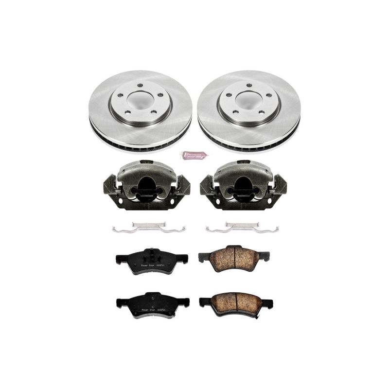 Kit de freins avant Power Stop 01-07 Autospecialty avec étriers pour Chrysler Town and Country