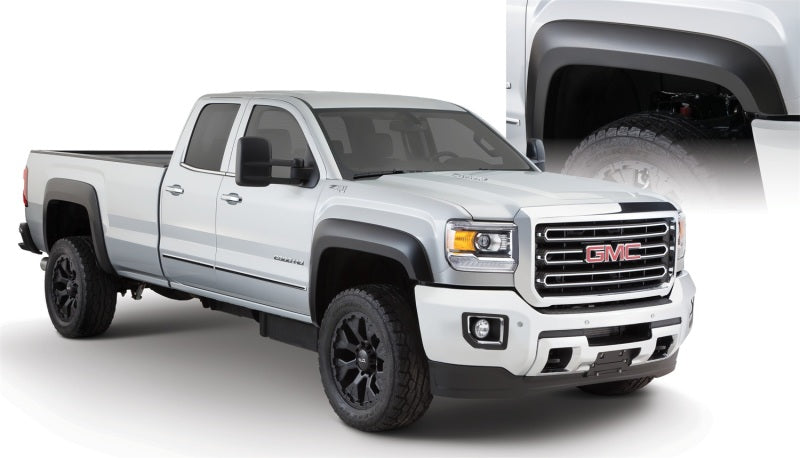 Élargisseurs de garde-boue Bushwacker 15-18 GMC Sierra 2500 HD 4 pièces 78,8/97,6 po - Noir