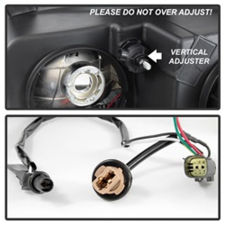 Phares côté conducteur OEM gauche xTune 15-17 Chevy Colorado (modèles halogènes uniquement) (HD-JH-CCOL15-OE-L)