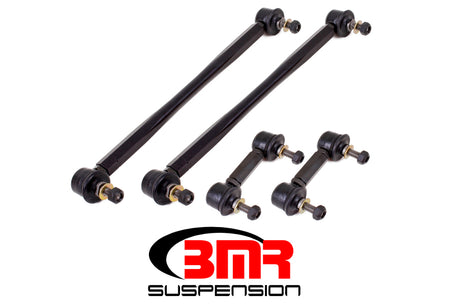 BMR 10-11 5th Gen Camaro Front and Rear Sway Bar End Link Kit - Black BMR Suspension