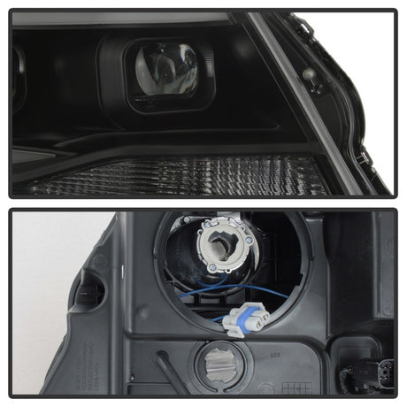 Phares de projecteur halogènes uniquement xTune Chevy Colorado 15-17 - Noir fumé PRO-JH-CCO04-LBDRL-BSM