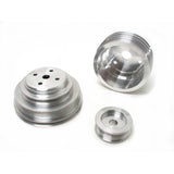 Kit de poulie de transmission inférieure BBK 85-97 GM Truck 305 350 - Aluminium CNC léger (3 pièces)