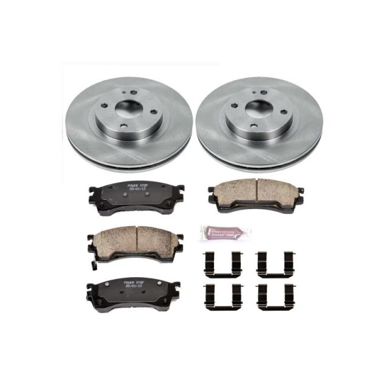 Kit de freins avant Power Stop Autospecialty pour Mazda Protege 99-00