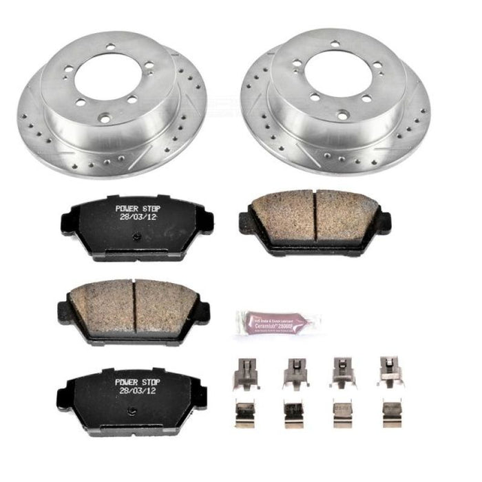 Kit de freins arrière Power Stop 90-94 Eagle Talon Z23 Evolution Sport