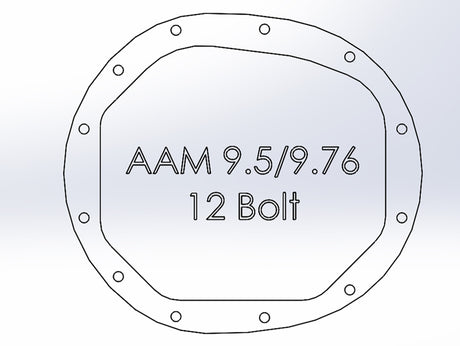 Couvercle de différentiel arrière aFe Power Pro Series AAM 9.5/9.76 noir avec ailerons Mach 14-19 GM Silverado/Sierra 1500