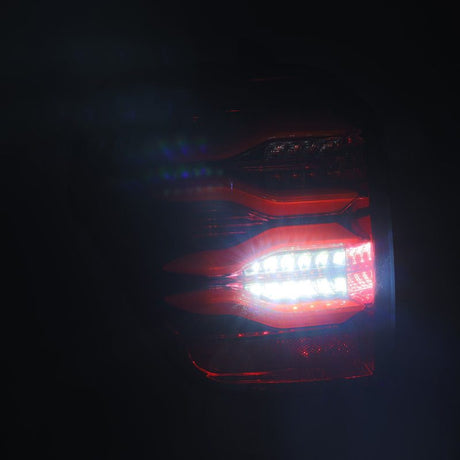Feux arrière à LED AlphaRex 10-21 Toyota 4Runner PRO-Series, fumée rouge