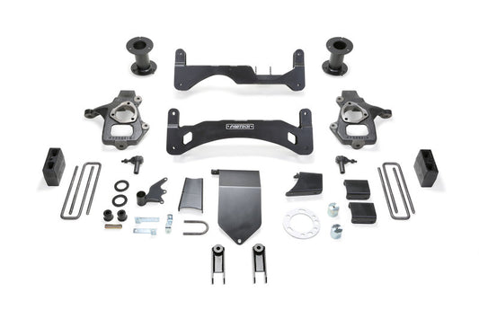 Fabtech 14-18 GM K1500 P/U Denali w/oE Alm Or Stmp Stl UCA 6in Basic Sys G2 w/Magneride