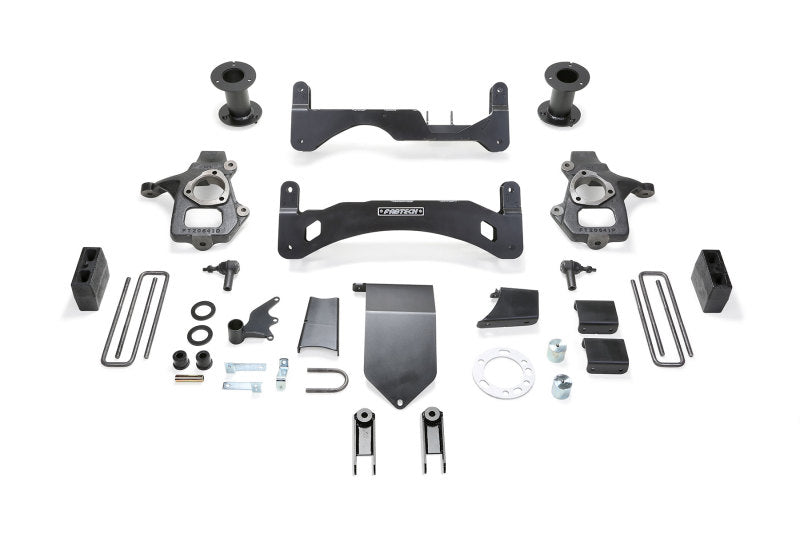 Fabtech 14-18 GM K1500 P/U Denali avec oE Alm ou Stmp Stl UCA 6 pouces Basic Sys G2 avec Magneride