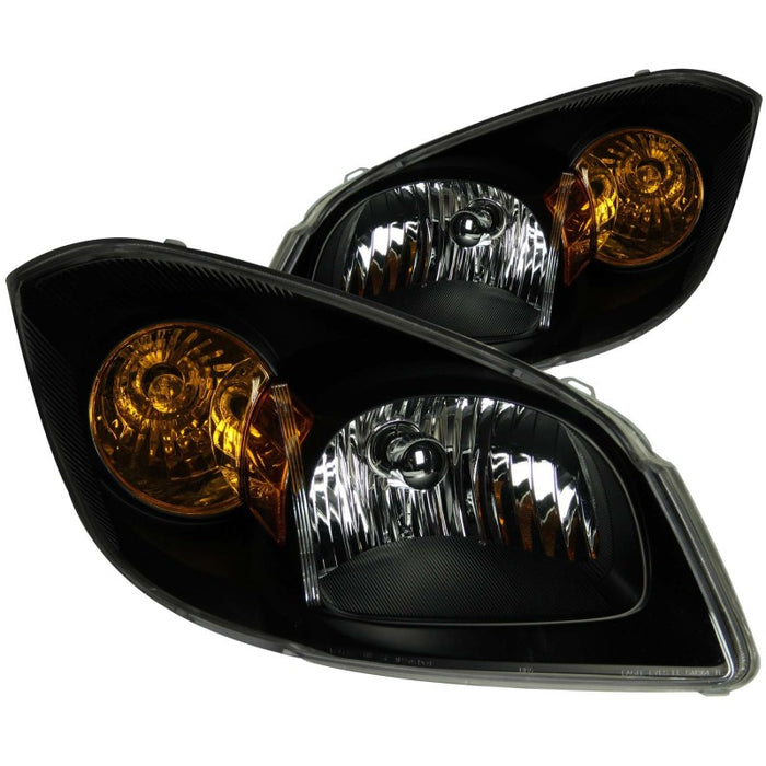 Phares en cristal ANZO 2005-2010 Chevrolet Cobalt Noir