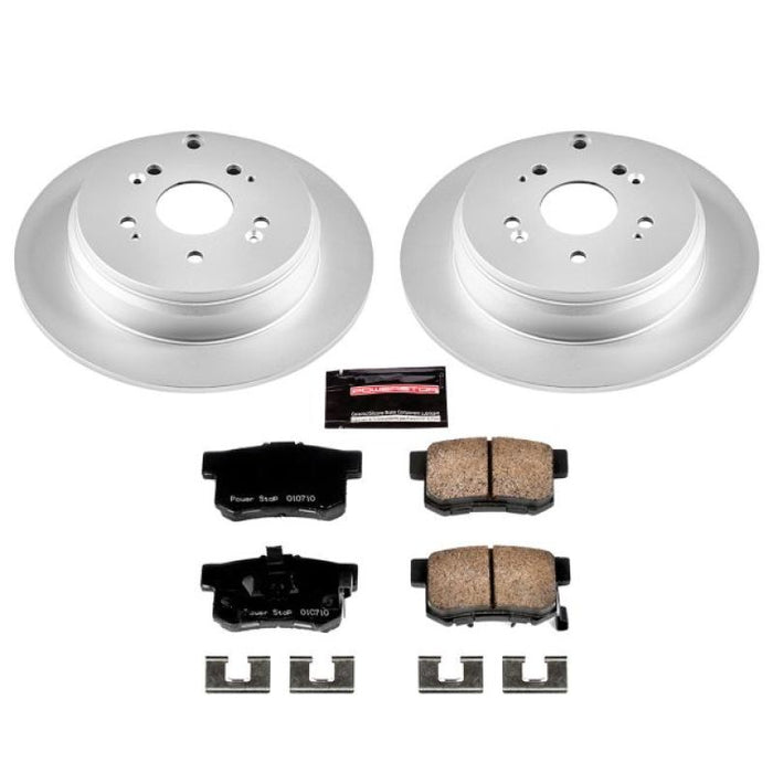 Kit de freins arrière Power Stop 10-18 Acura RDX Z17 Evolution Geomet avec revêtement