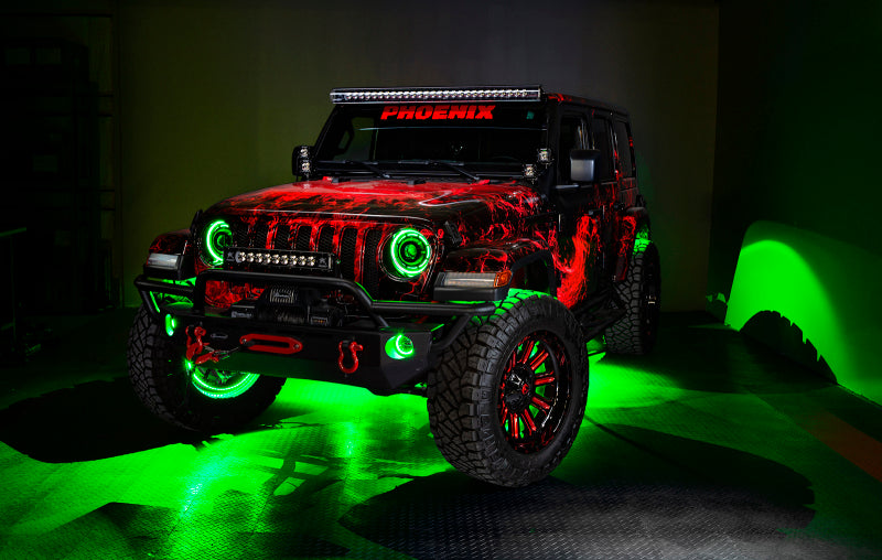 Feux antibrouillard à LED hautes performances Oracle Jeep Wrangler JL/Gladiator JT Sport - Vert VOIR LA GARANTIE