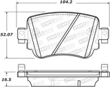 Plaquettes de frein arrière StopTech 14-19 Volkswagen GTI avec cales