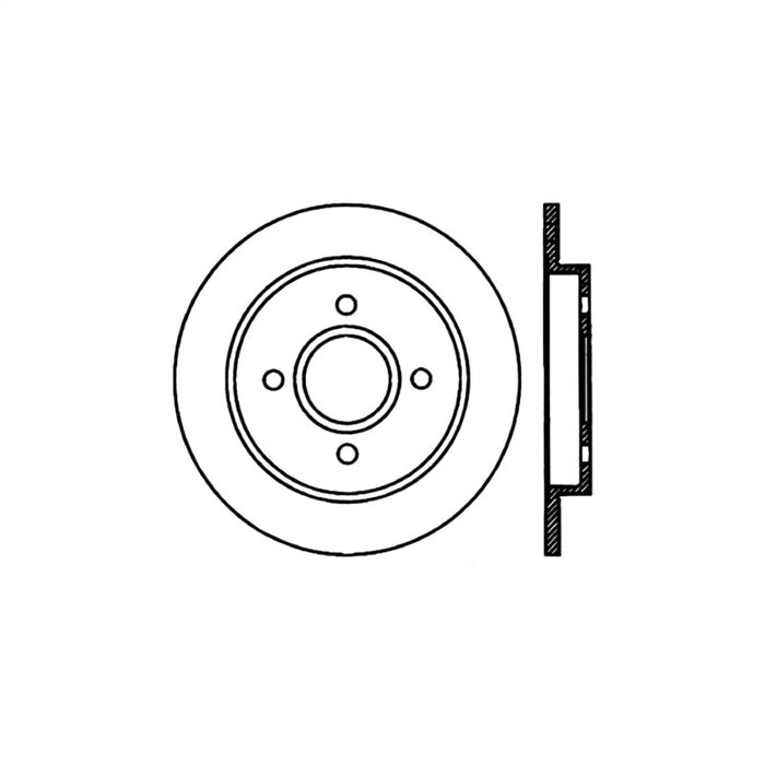 Rotor Premium StopTech Cryo-Stop pour Ford Focus 01-07