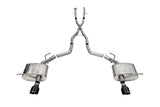 Corsa 11-23 Dodge Durango Xtreme 2,5 pouces Cat-Back double sortie arrière avec embouts PVD noirs simples de 4,5 pouces