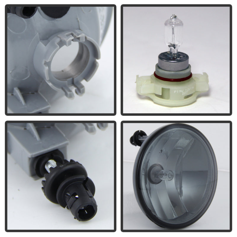 Spyder GMC Acaidia 07-12/Chevy Avalanche 07-13/Camaro 10-13Phares antibrouillard sans interrupteur - Fumé FL-CTAH07-SM