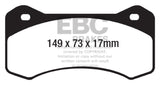 Plaquettes de frein hautes performances Yellowstuff d'EBC Brakes