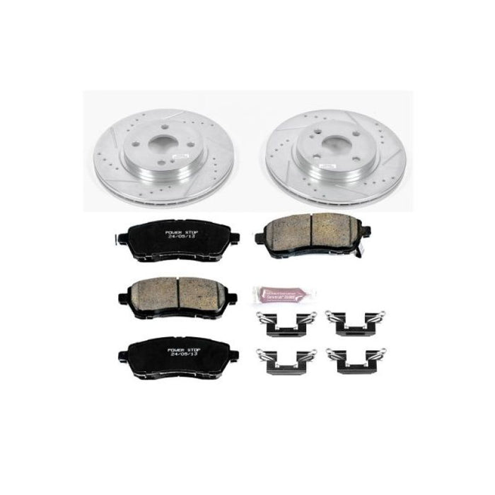 Kit de freins sport Power Stop 11-14 Mazda 2 Z23 Evolution avant