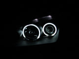 Phares de projecteur ANZO 2005-2007 Ford Focus avec halo noir
