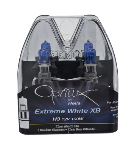 Ampoule Xénon Hella Optilux H3 12V / 100W Blanc XB