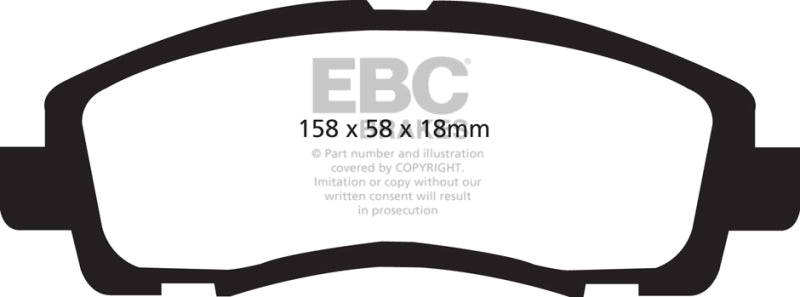 Plaquettes de frein avant extra-robustes EBC 05-14 Honda Ridgeline 3.5