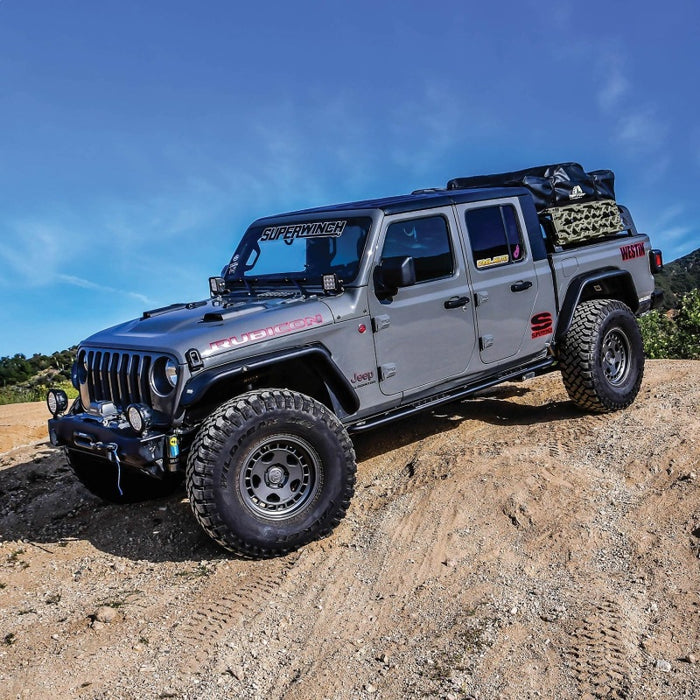 Westin 20-23 Jeep Gladiator Rock Slider - Textured Black