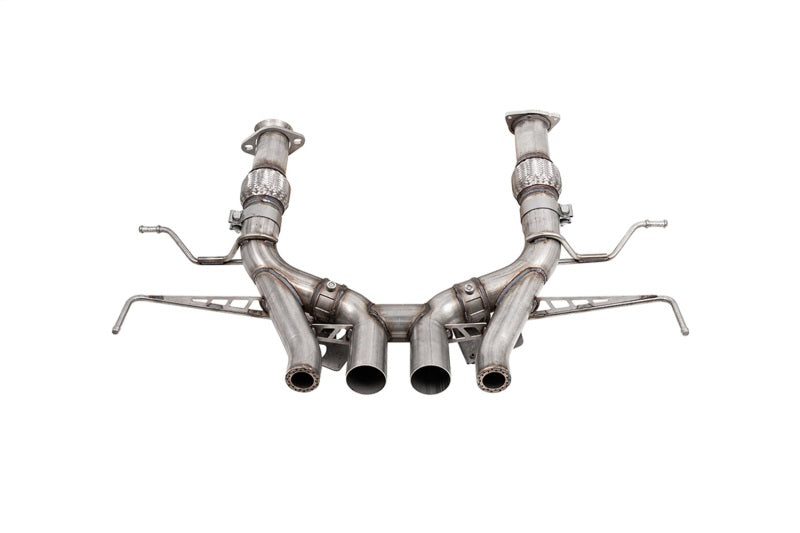 Corsa 23-25 Chevrolet Corvette C8 Z06 3in Valved Cat-Back Exhaust Muffler Delete Track Systemw/o Tip