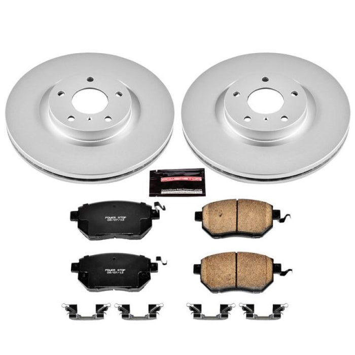 Kit de freins Power Stop 07-08 Nissan Maxima avant Z17 Evolution Geomet avec revêtement