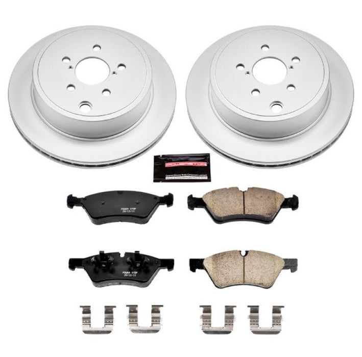 Kit de freins arrière Power Stop 13-16 Scion FR-S Z17 Evolution Geomet avec revêtement