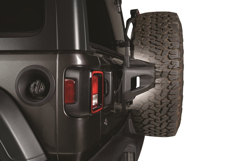 Support de relocalisation de roue de secours Rugged Ridge pour Jeep Wrangler JL 18-20